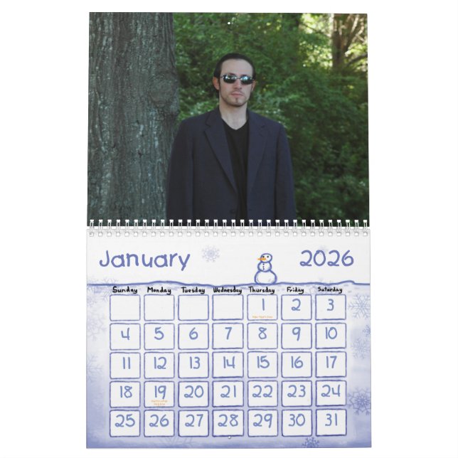 Le calendrier de Donald (Jan 2026)