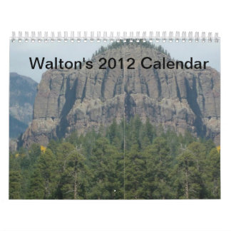 Le calendrier de Walton 2012