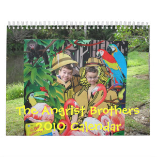Le calendrier des frères 2010 d'Angrist