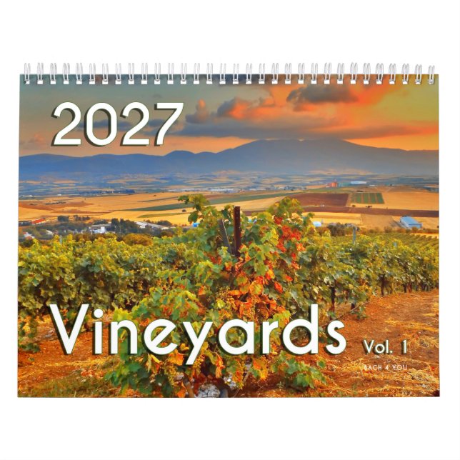 Le calendrier mural du vin - Vignobles, Vol. 1   (Protection)