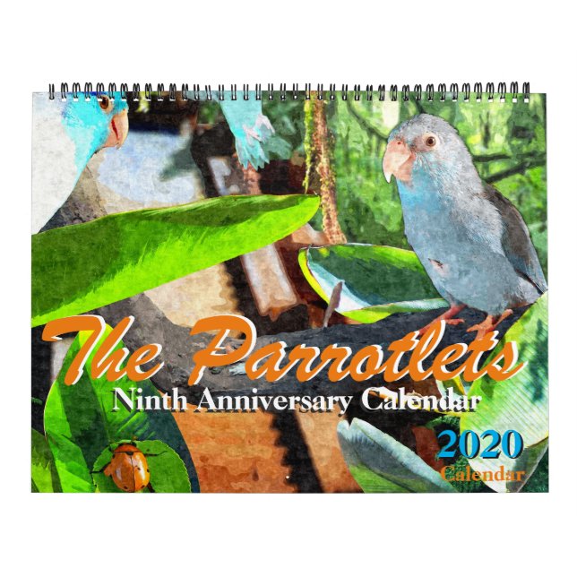 Le calendrier photographique annuel des Parrotlets (Protection)