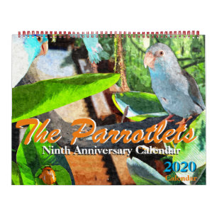 Le calendrier photographique annuel des Parrotlets