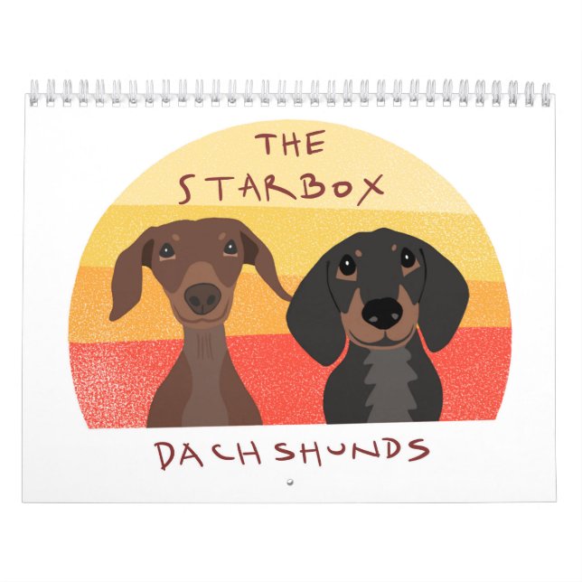 Le Calendrier Starbox Dachshunds 2026 (Protection)