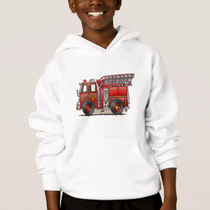 Le camion de pompiers d'échelle badine le
