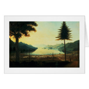 Le campement au lac George, New York, 1759 (huile