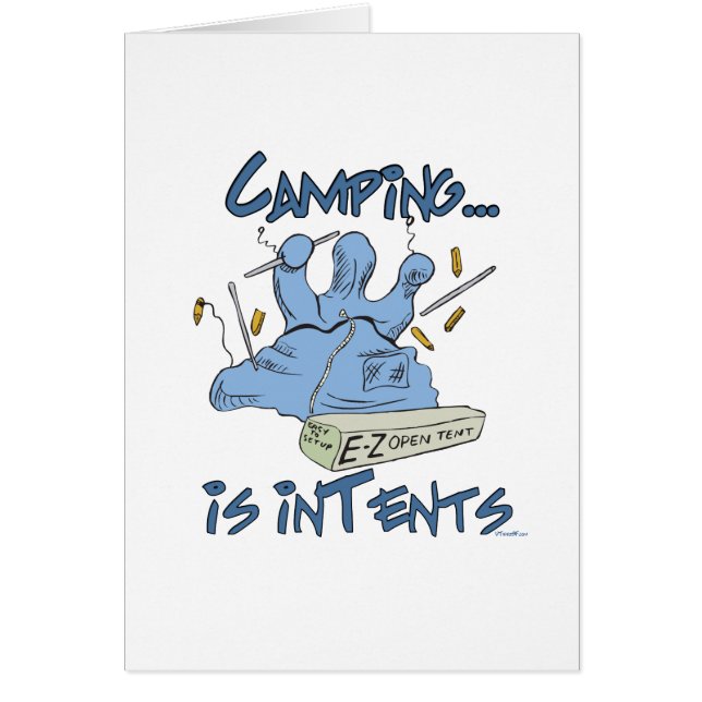 Le camping est l'intention (Devant)