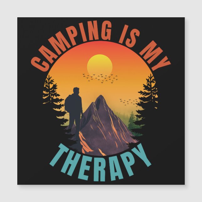 Le camping est mon cadeau de vacances en plein air (Devant)