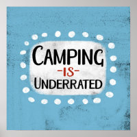 Le Camping Est Sous-Évalué Poster Wall Art