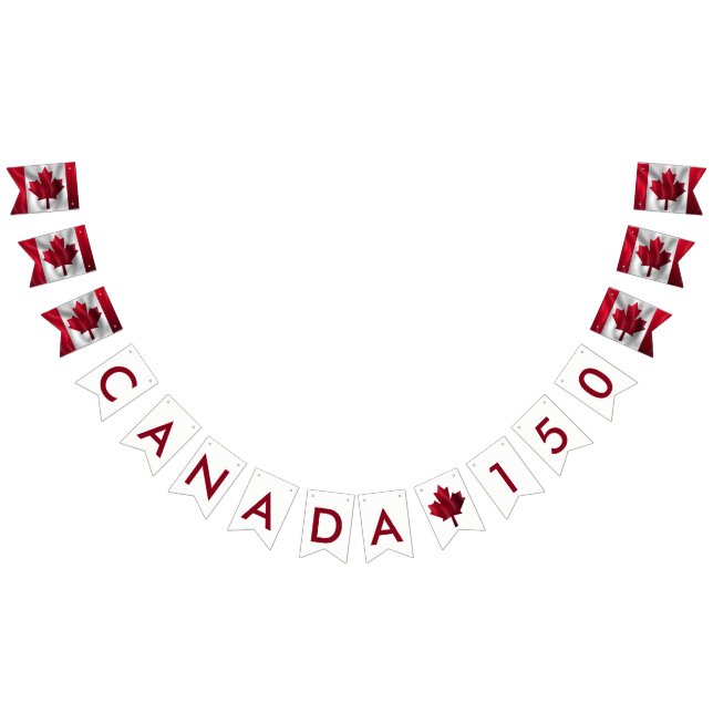 Le Canada 150 drapeaux canadiens (Tout)