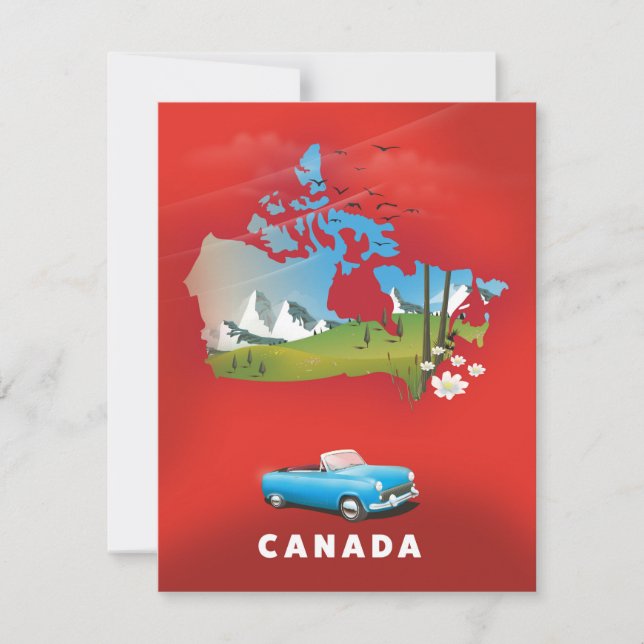 Le Canada a illustré les imprimés de voyage. (Devant)