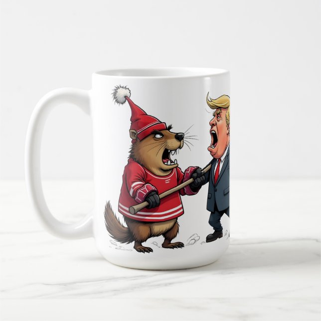 Le Canada lutte contre Trump Mug (Gauche)