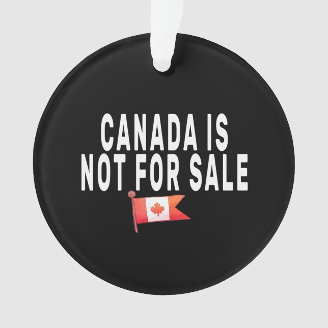 Le Canada n'est pas à vendre, fier d'être Canadien (devant)