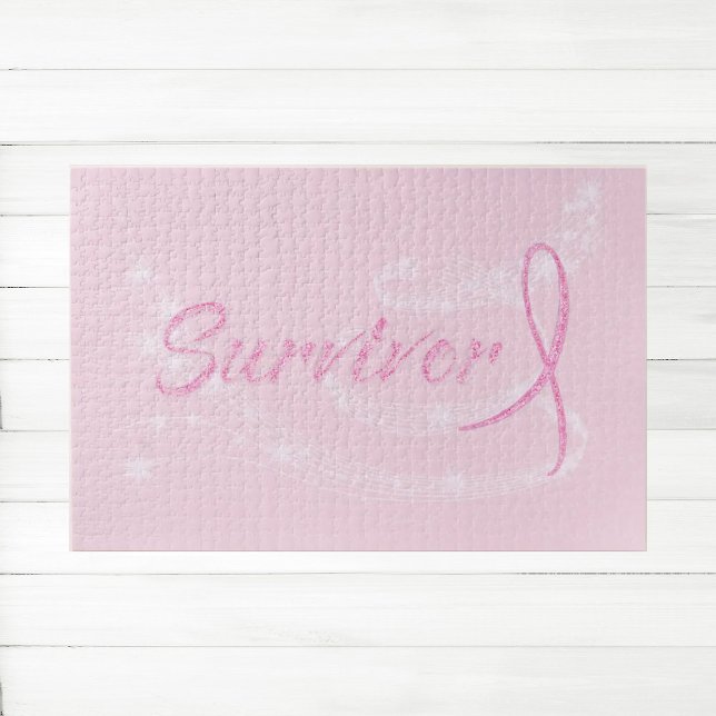Le cancer du sein Survivant Jigsaw Puzzle Puzzle (Breast Cancer Survivor Puzzle)