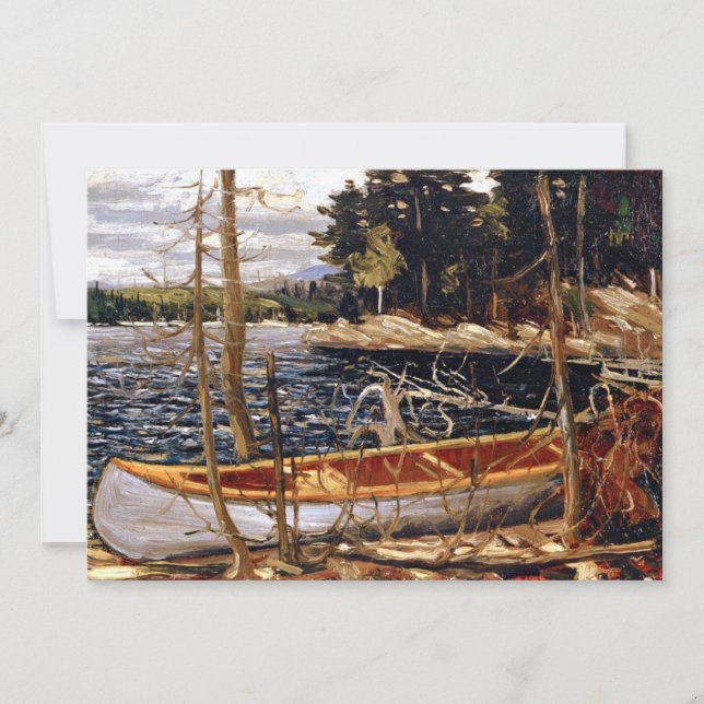 Le canoé, art par Tom Thomson (Devant)