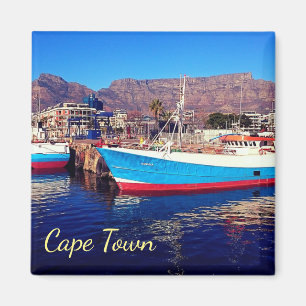 Le Cap Table Mountain Marina Collage Aimant