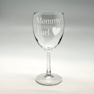 Le carburant de maman a personnalisé le verre de