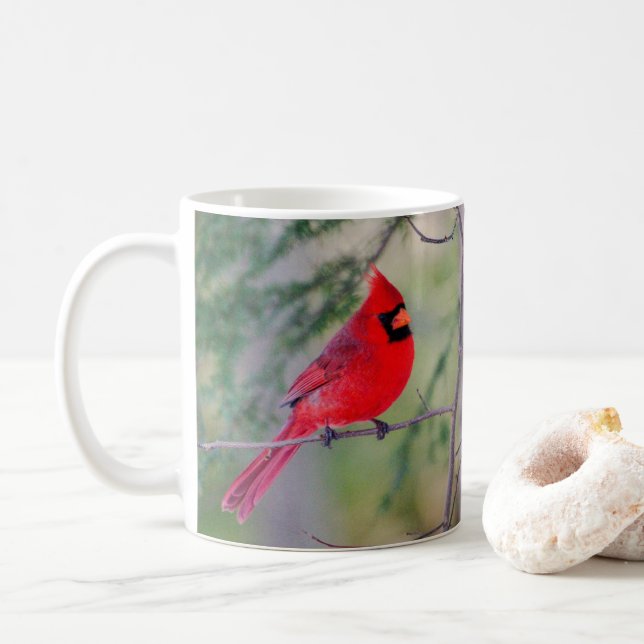 Le cardinal Cheer Coffee Mug (Avec donut)