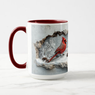Le cardinal de Noël Mug