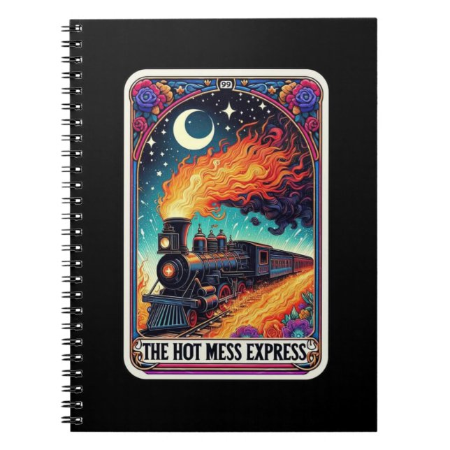 Le Carnet de la carte Tarot Express Hot Mess (Devant)