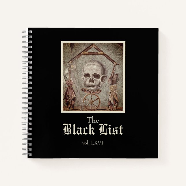 Le carnet de la liste noire (Devant)