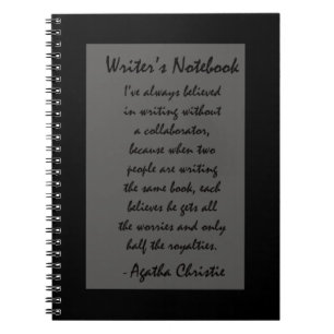 Le carnet de l'auteur - Agatha Christie