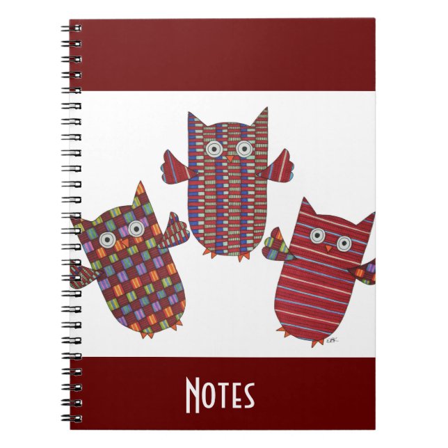 Le Carnet des Trois Chouettes Rouges (Devant)