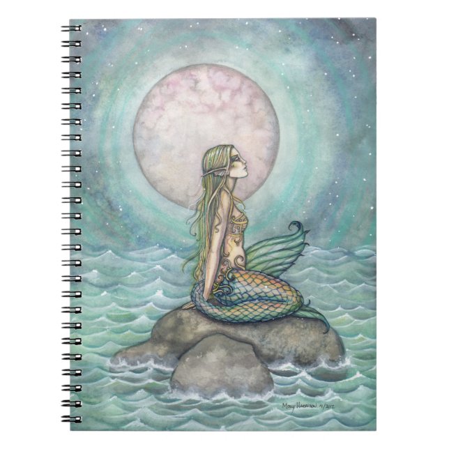 Le Carnet d'Imaginaire marin Pastel Art Mermaid (Devant)