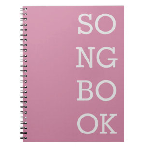 Le carnet du compositeur - rose