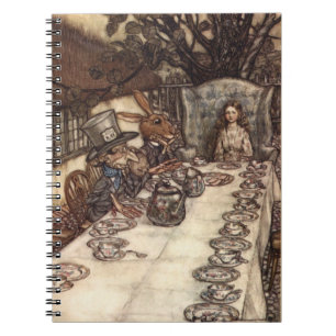 Le carnet fou d'Arthur Rackham de thé de chapelie