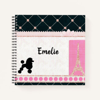 Le Carnet Spiral Français de la fille