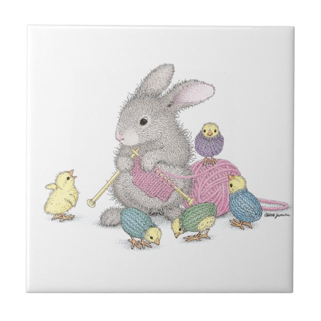 Le carreau de céramique de HappyHoppers® (Devant)