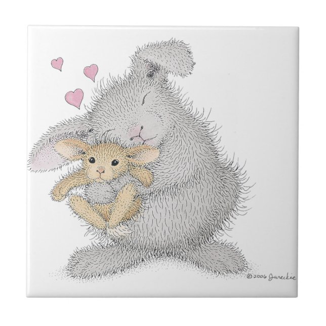 Le carreau de céramique de HappyHoppers® (Devant)