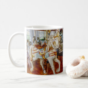 Le carrousel Cheval Café Mug
