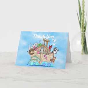 Le Carte de remerciements de Baby shower d'arche d