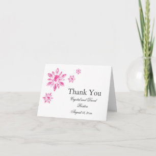 Le Carte de remerciements Mariage de Crystal