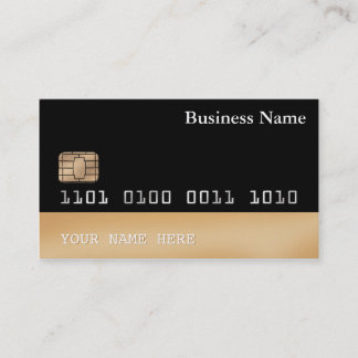 Le CARTE DE VISITE 2 de style de carte de crédit a
