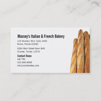Le carte de visite de Baker douzaine