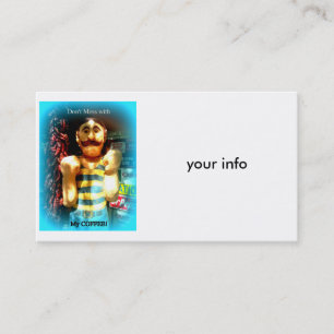le carte de visite de l'amant de café
