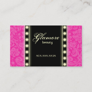 Le carte de visite de maquilleur allume le noir