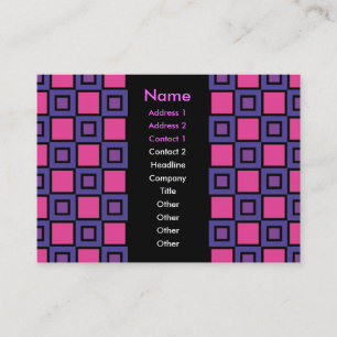 Le carte de visite de pourpre de couleur