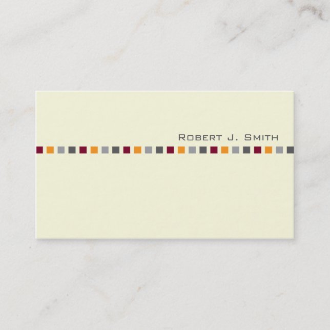 Le carte de visite d'hommes modernes (Devant)