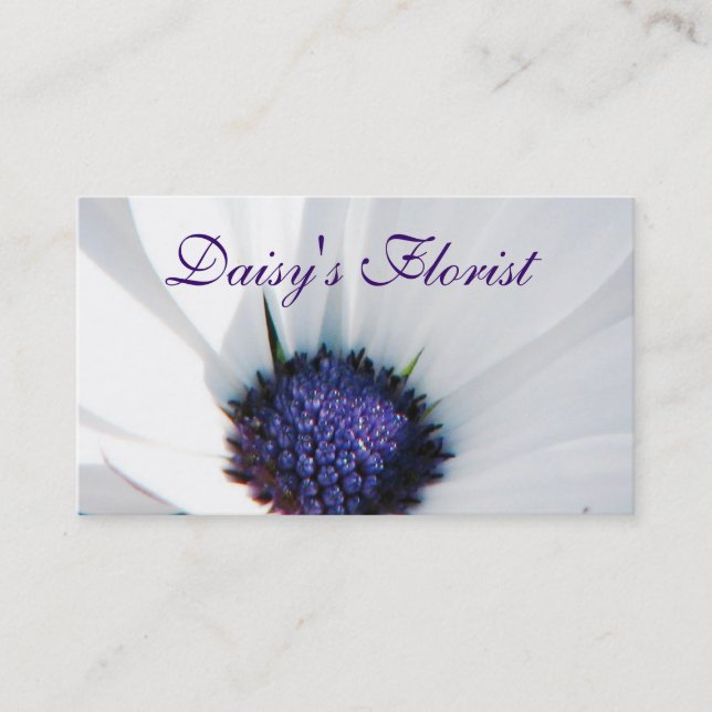 Le carte de visite du concepteur floral (Devant)