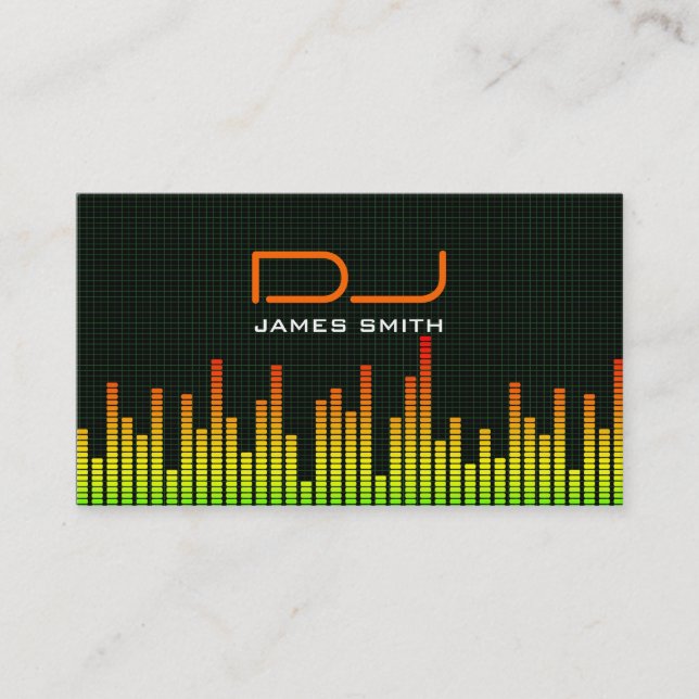 Le carte de visite du DJ (Devant)