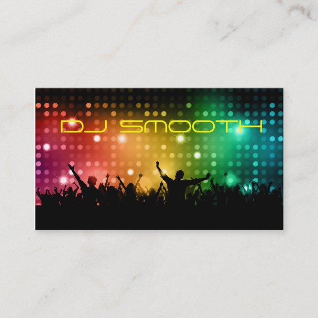 Le carte de visite du DJ (Devant)