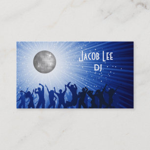 Le carte de visite du DJ de personnes de partie