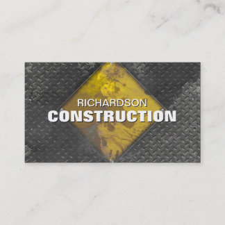 Le carte de visite en métal de construction s'est