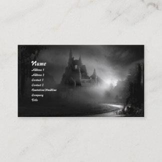 Le Carte de visite gothique à la maison
