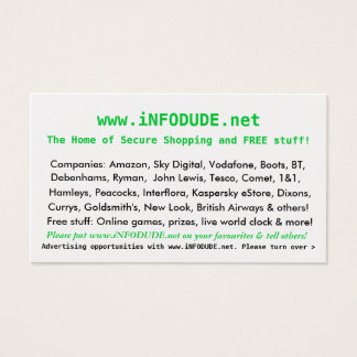 Le Carte de visite officiel www.iNFODUDE.net !