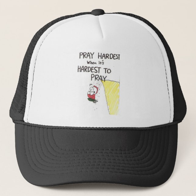 Le casquette avec les images animated à l'église (Devant)
