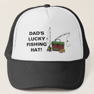 Le casquette chanceux de la pêche du papa ajoutent